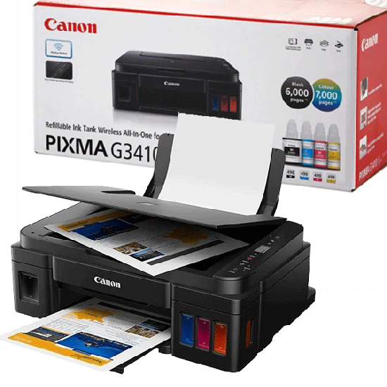 IMPRIMANTE CANON PIXMA G3410 MULTIFONCTION COULEUR RESERVOIRE AVEC WIFI