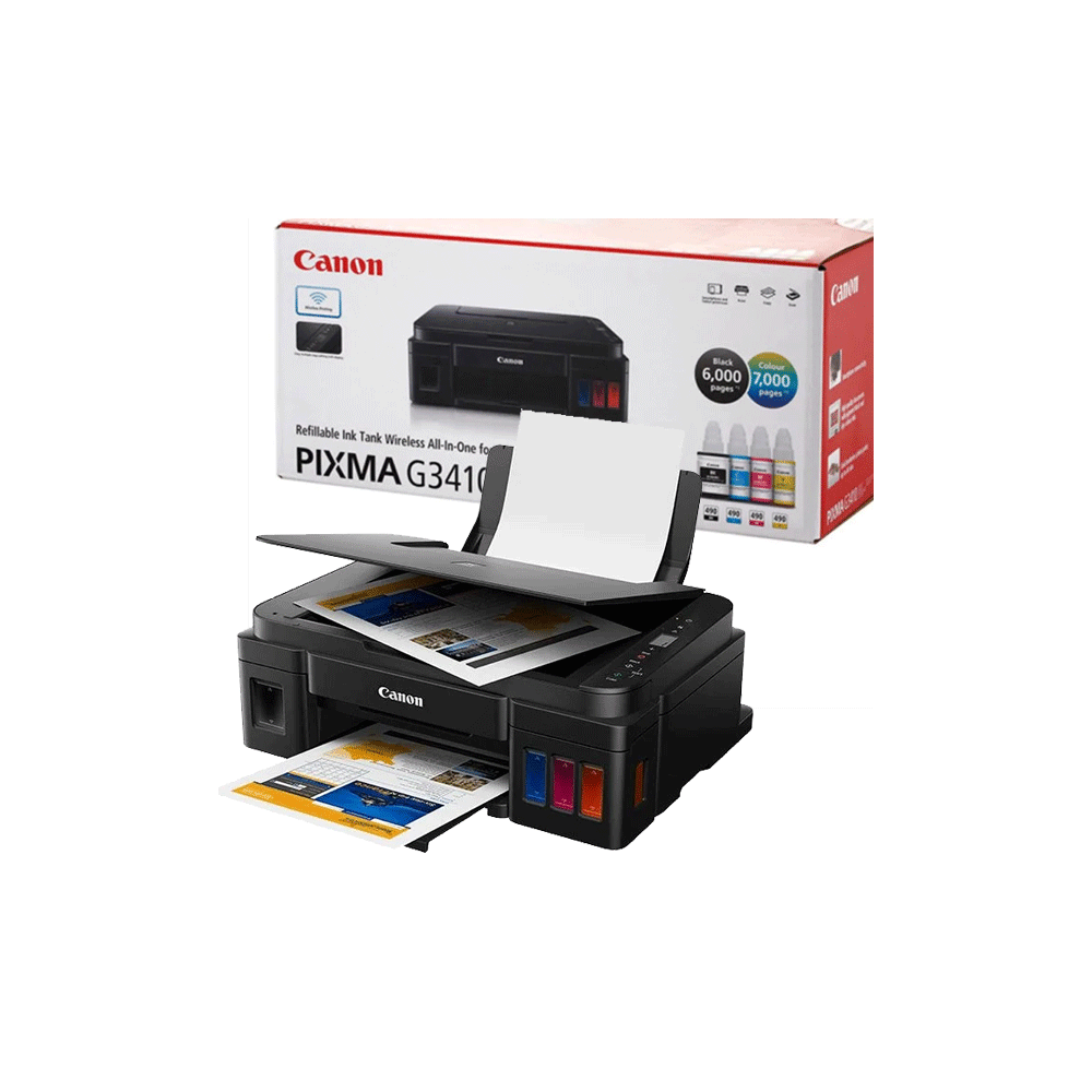 IMPRIMANTE CANON PIXMA G3410 MULTIFONCTION COULEUR RESERVOIRE AVEC WIFI