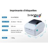 IMPRIMANTE D'ETTIQUETTES / REÇUS (TICKET DE CAISSE) INKWELL IW-AT90DW