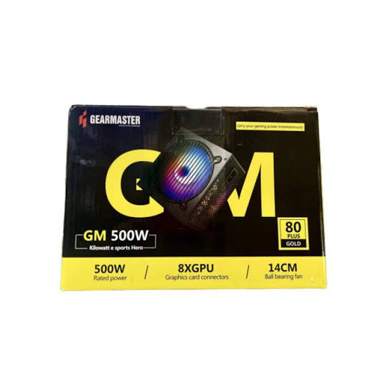 Alimentation Gearmaster 500W Rgb 80+ GOLD