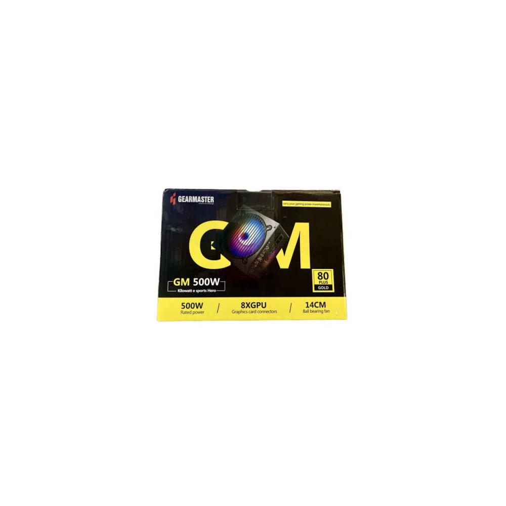 Alimentation Gearmaster 500W Rgb 80+ GOLD