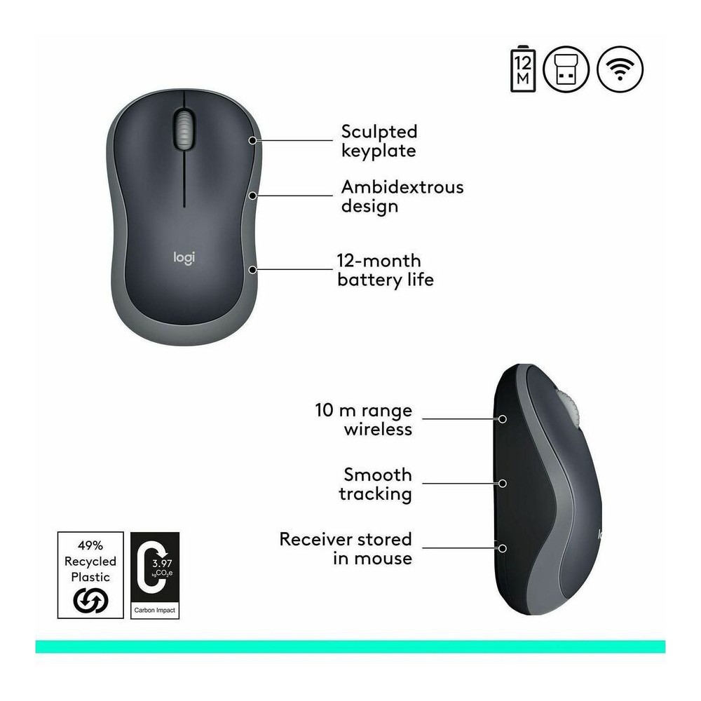 Souris Sans Fil Logitech M185