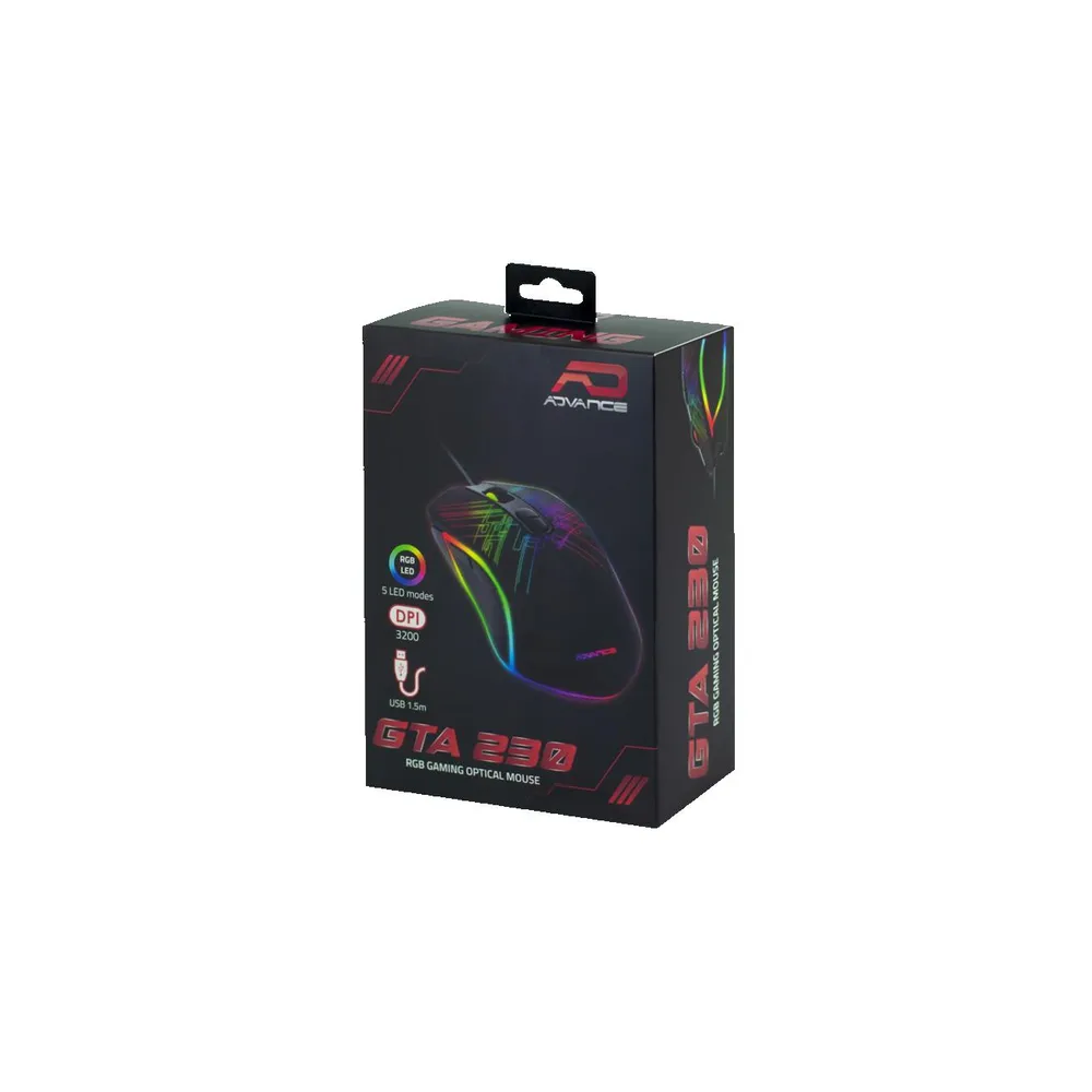 SOURIS GAMING ADVANCE GTA230 RGB USB