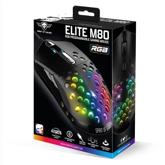SOURIS GAMING SPIRIT OF GAMER ELITE-M80 RGB